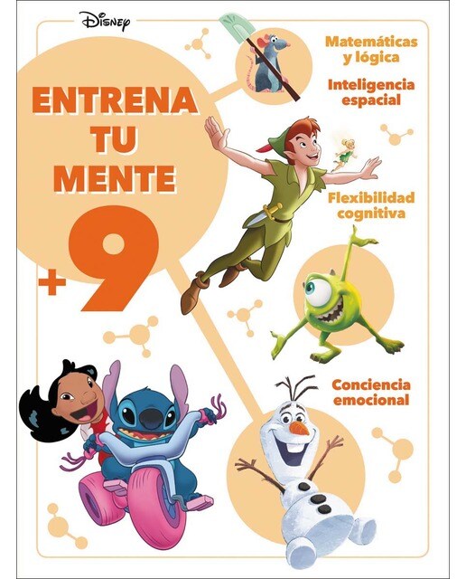 Disney. Entrena tu mente +9: Actividades y juegos a partir de 9 años (Tapa blanda) 1