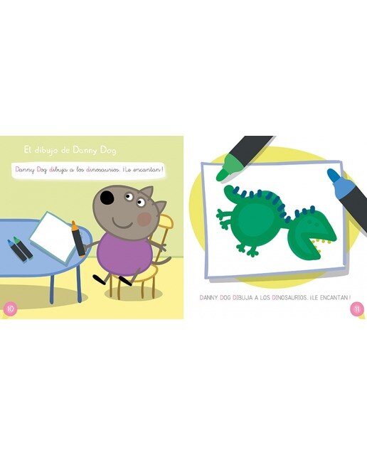 Peppa Pig. Lectoescritura - Leo con Peppa. Un cuento para cada letra: t, d, n, f, r/rr, h, c, q, p, gu, b, v, z, ce/ci: . (Capa dura) 4