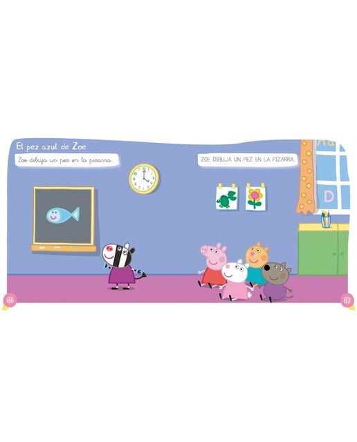 Peppa Pig. Lectoescritura - Leo con Peppa. Un cuento para cada letra: t, d, n, f, r/rr, h, c, q, p, gu, b, v, z, ce/ci: . (Capa dura) 5