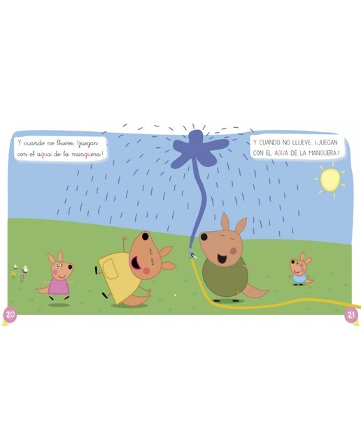 Un cuento para cada letra: c, q, g, gu, r (sonido suave), b, v, z, ce-ci (Leo con Peppa Pig 4) (Capa mole) 5