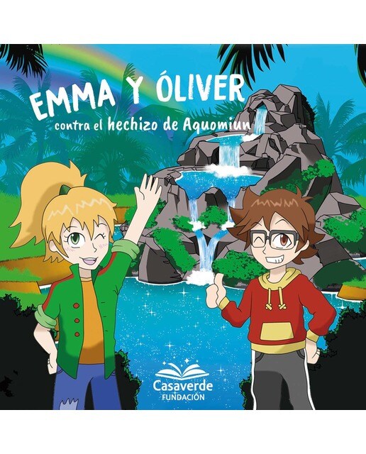 Emma y Óliver contra el hechizo de Aquomiun (Capa mole com abas) 1
