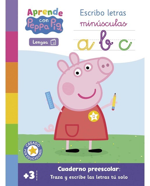 Imagen 0 de Peppa Pig. Primeros aprendizajes - Aprende Lengua con Peppa Pig. Escribo letras minúsculas (+3 años): Cuaderno preescolar: Traza y escr  (Tapa blanda)