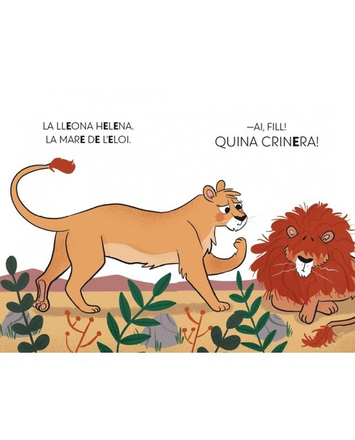 El drac de les lletres 2 - El lleó Eloi i el pentinat escabellat: Aprèn a llegir amb MAJÚSCULES (a partir dels 5 anys) (Capa mole) 3