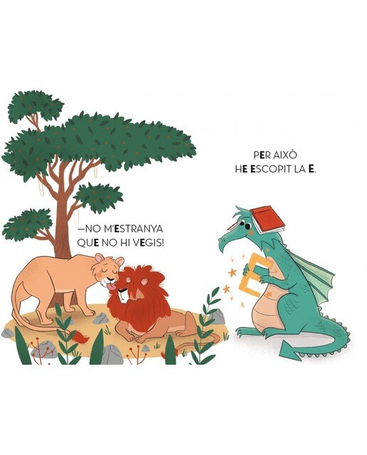 El drac de les lletres 2 - El lleó Eloi i el pentinat escabellat: Aprèn a llegir amb MAJÚSCULES (a partir dels 5 anys) (Capa mole) 4