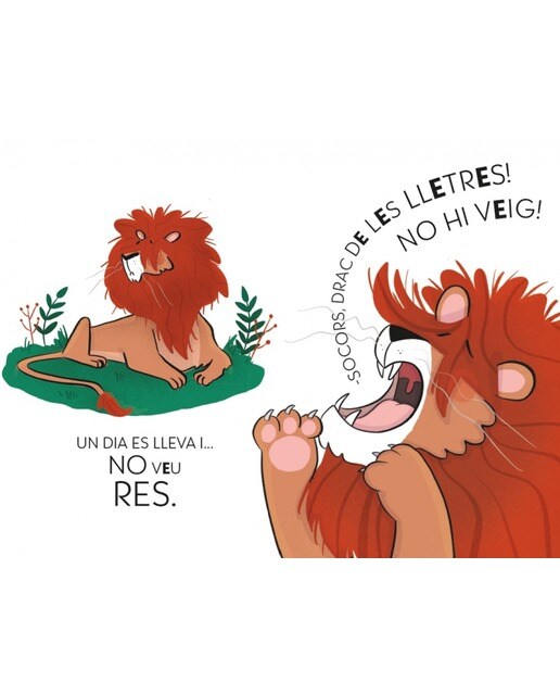 El drac de les lletres 2 - El lleó Eloi i el pentinat escabellat: Aprèn a llegir amb MAJÚSCULES (a partir dels 5 anys) (Capa mole) 5