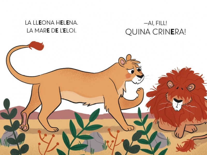 El drac de les lletres 2 - El lleó Eloi i el pentinat escabellat: Aprèn a llegir amb MAJÚSCULES (a partir dels 5 anys) (Capa mole) 8