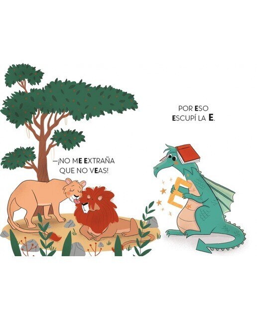 El dragón de las letras 2 - El león desmelenado no se come ni un bocado: Aprender a leer con MAYÚSCULAS (a partir de 5 años) (Capa mole) 5
