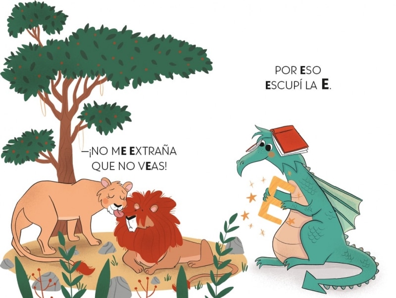 El dragón de las letras 2 - El león desmelenado no se come ni un bocado: Aprender a leer con MAYÚSCULAS (a partir de 5 años) (Capa mole) 6
