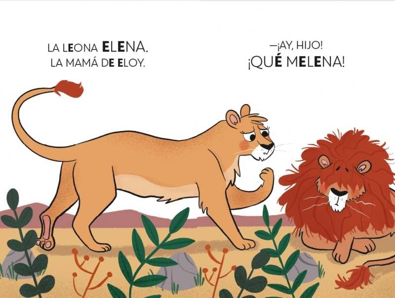 El dragón de las letras 2 - El león desmelenado no se come ni un bocado: Aprender a leer con MAYÚSCULAS (a partir de 5 años) (Capa mole) 8