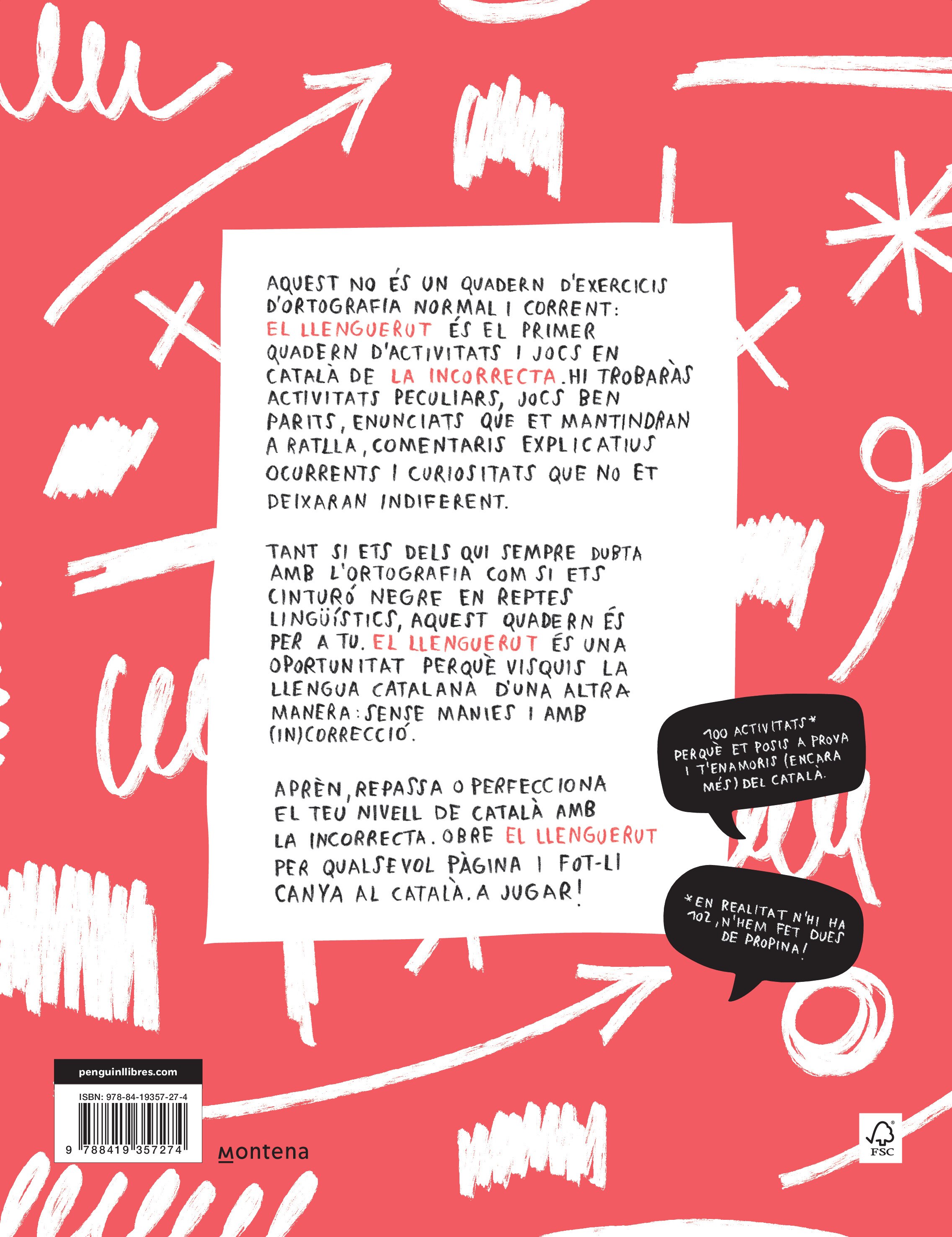 El llenguerut: Quadern d'activitats i jocs en català (Capa mole) 2
