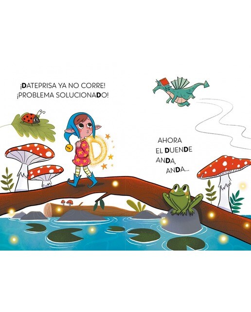 El dragón de las letras 3 - Un duende, un dragón y un problema... ¿con solución?: Aprender a leer con MAYÚSCULAS (a partir de 5 años) (Capa mole) 4