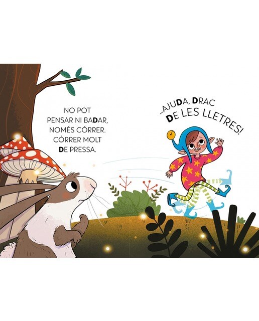 El drac de les lletres 3 - El follet Dídac, el drac Bernat i un problema... solucionat?: Aprèn a llegir amb MAJÚSCULES a partir dels 5 a (Capa mole) 2