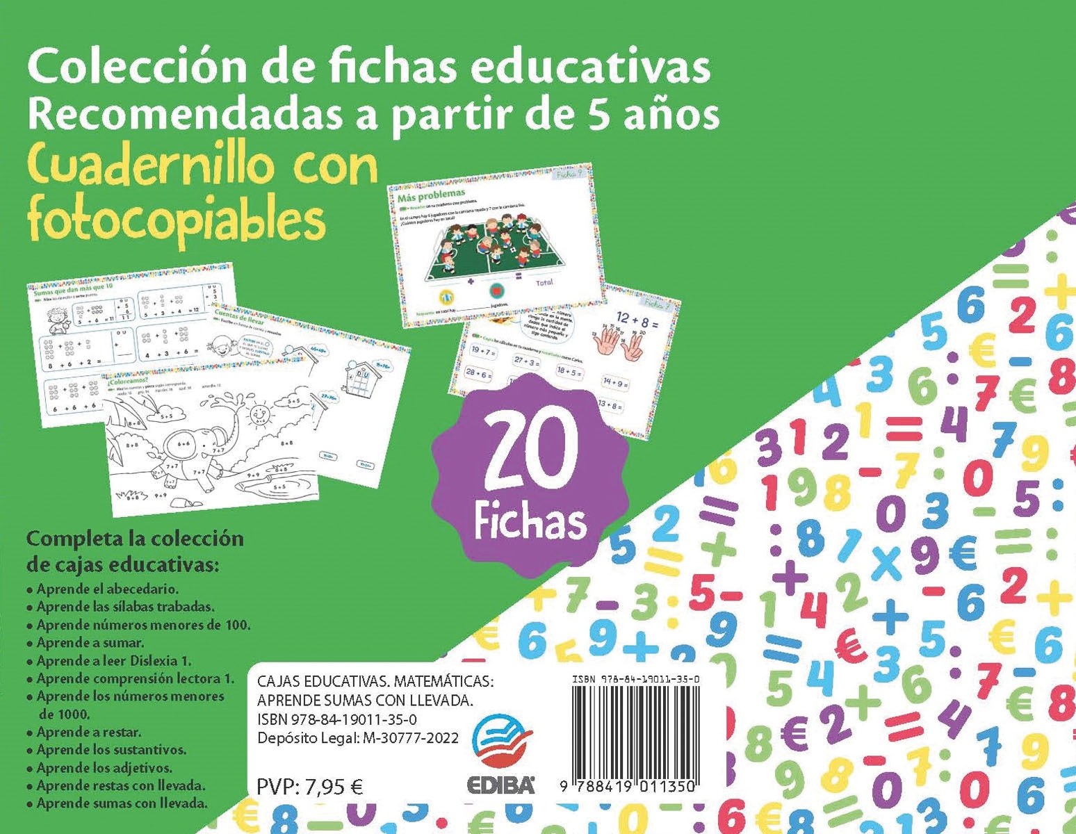 Cajas Educativas. Matemáticas: Aprende sumas con llevada. (Capa mole) 2