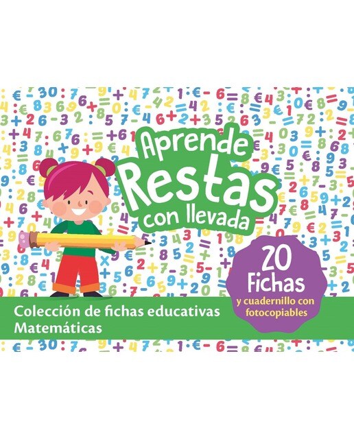 Cajas Educativas. Matemáticas: Aprende restas con llevada. (Capa mole) 1