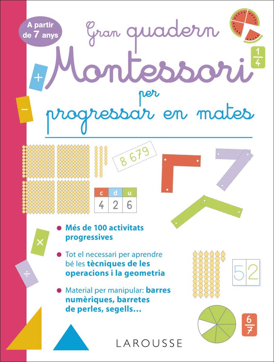 Imagem 0 de Gran quadern Montessori per progressar en mates. A partir de 7 anys