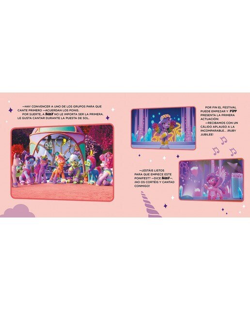 My Little Pony. Mi primera lectura - El festival de Herrawoodstock: Letra mayúscula, frases cortas y vocabulario sencillo (Capa dura) 2