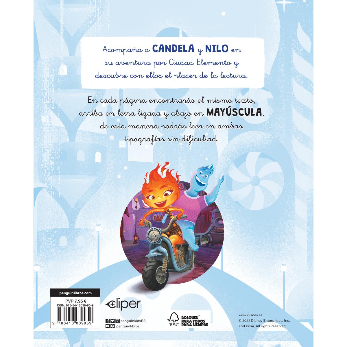 Elemental. Ya leo solo (Disney. Lectoescritura): Con textos en letra ligada y mayúscula (Capa mole) 2