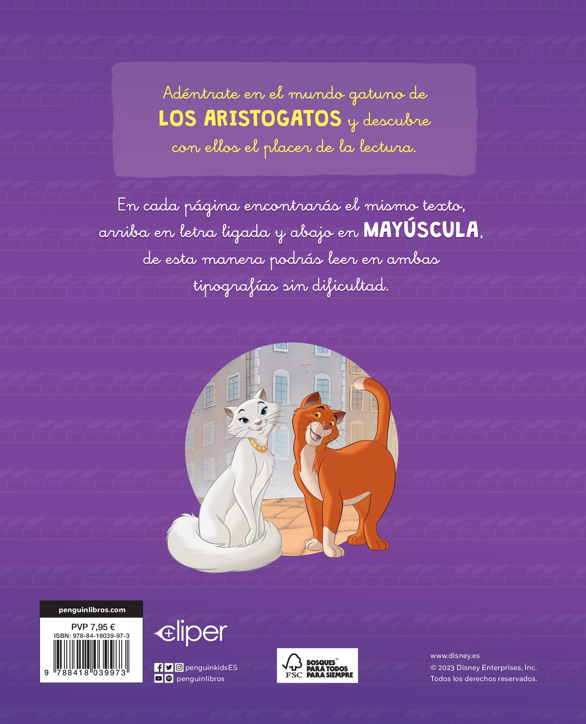 Los Aristogatos. Ya leo solo (Disney. Lectoescritura): Con textos en letra ligada y mayúscula (Capa mole) 2