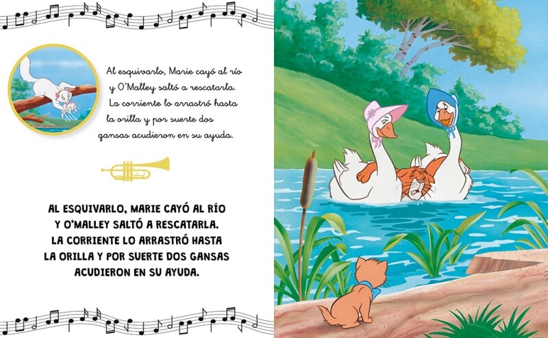 Los Aristogatos. Ya leo solo (Disney. Lectoescritura): Con textos en letra ligada y mayúscula (Capa mole) 5