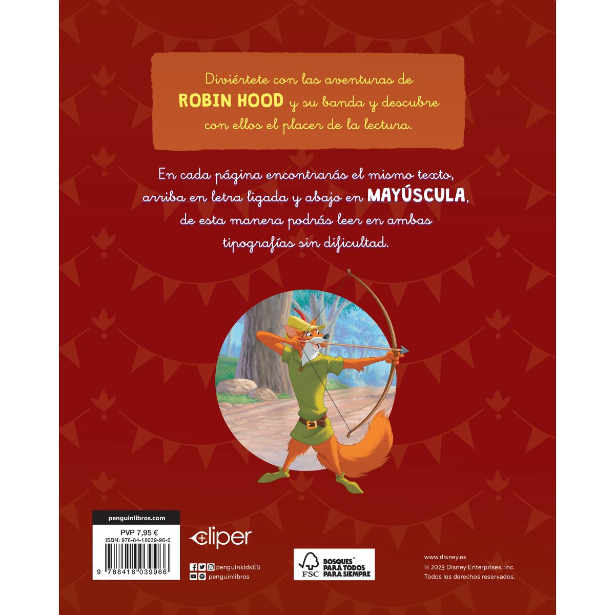 Robin Hood. Ya leo solo (Disney. Lectoescritura): Con textos en letra ligada y mayúscula (Capa mole) 2