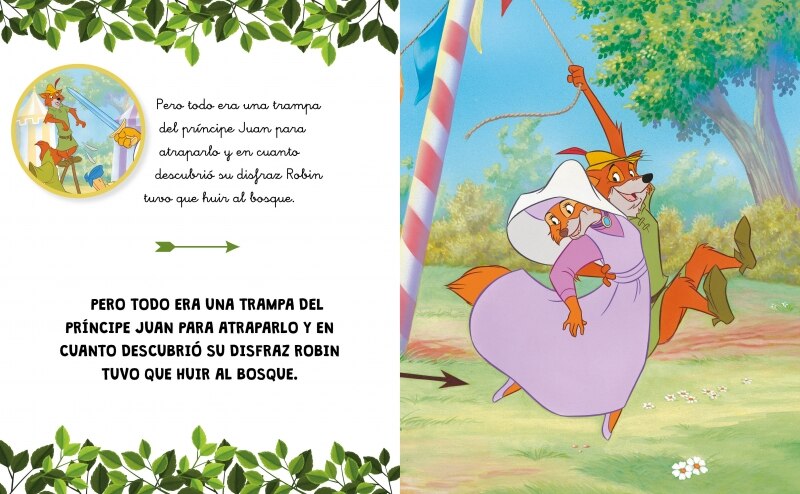 Robin Hood. Ya leo solo (Disney. Lectoescritura): Con textos en letra ligada y mayúscula (Capa mole) 5