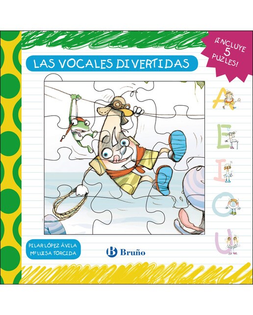 Las vocales divertidas - Libro puzle (Capa dura) 1