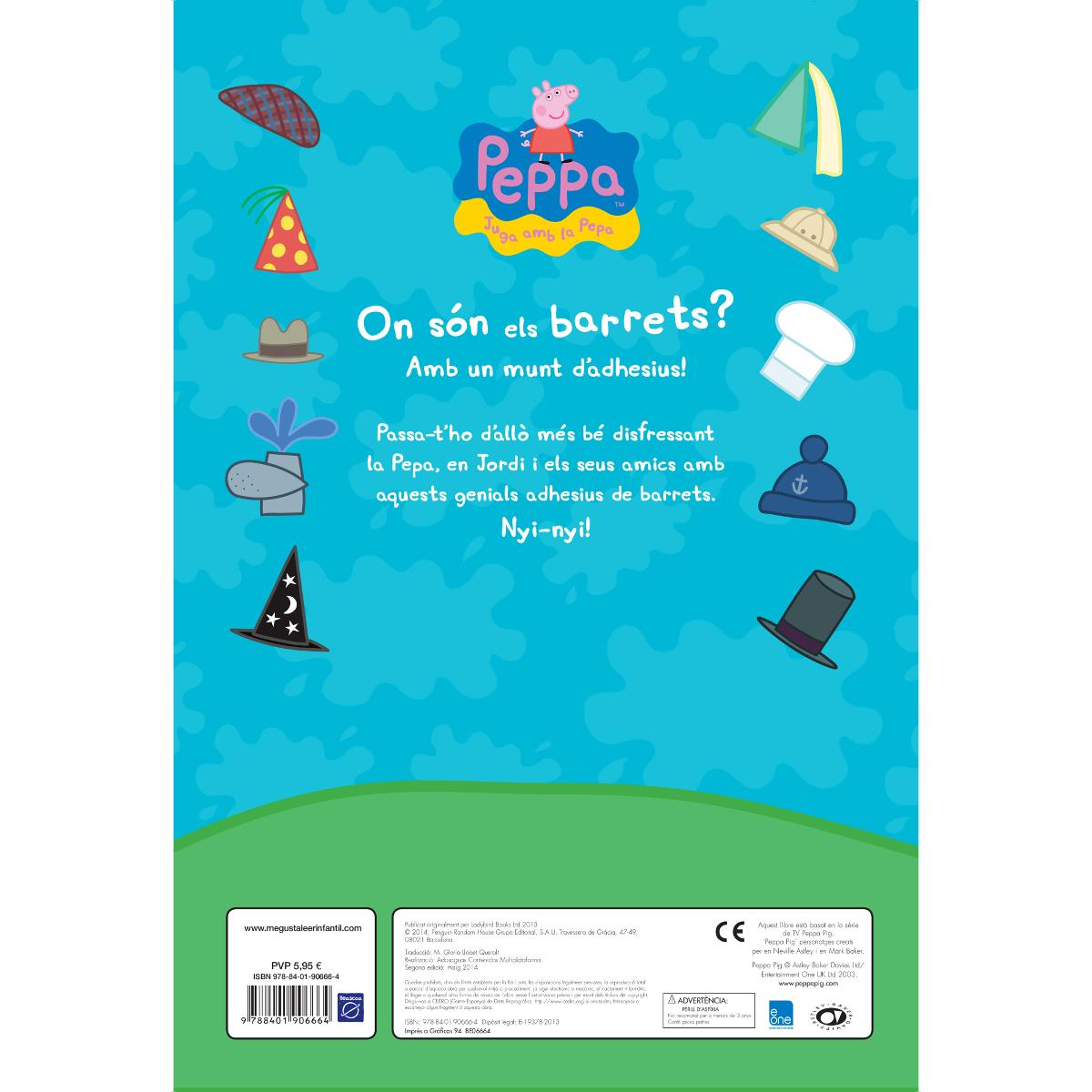 Peppa Pig. Quadern d'activitats - On són els barrets?: (Inclou adhesius) (Capa mole) 2