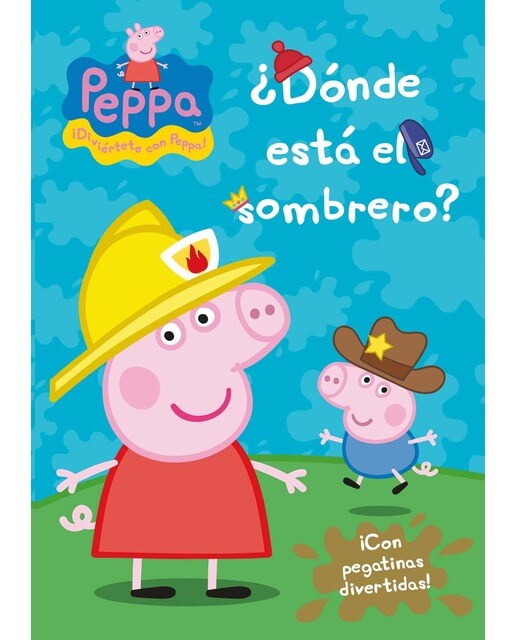 Peppa Pig. Cuaderno de actividades - ¿Dónde está el sombrero?: (Incluye pegatinas) (Capa mole) 1