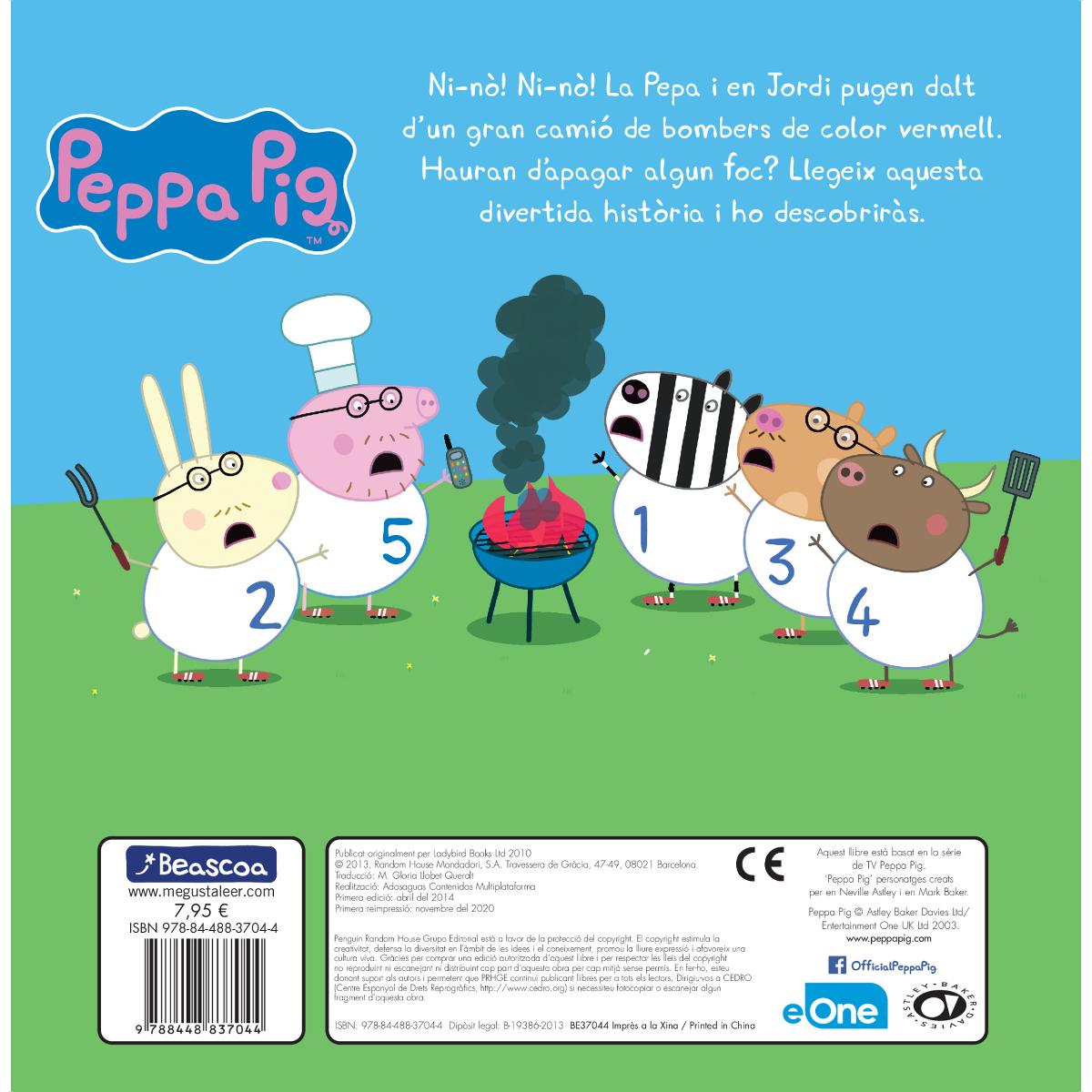 Peppa Pig. Llibre de cartró - El camió de bombers 2