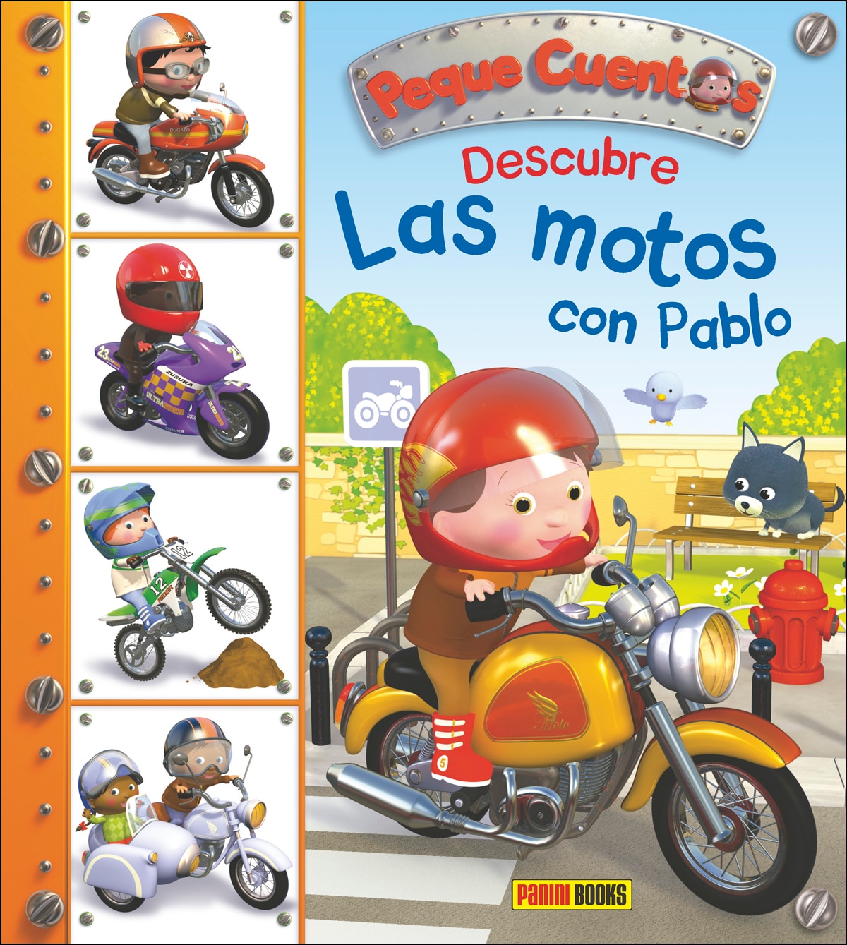 Peque Cuentos. Descubre las motos con Pablo