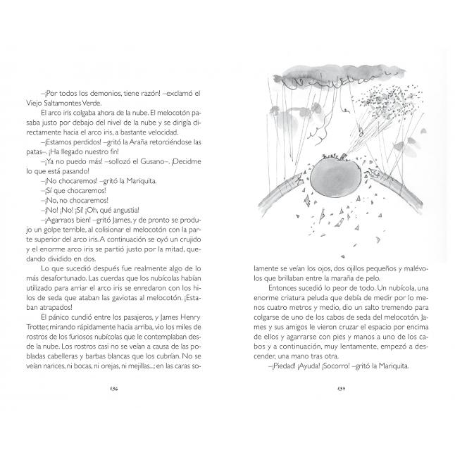 James y el melocotón gigante (Colección Alfaguara Clásicos)  (Tapa dura) 2