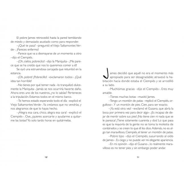 James y el melocotón gigante (Colección Alfaguara Clásicos)  (Tapa dura) 3