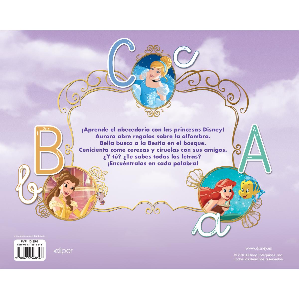 Princesas Disney. P de Princesa. Descubre las letras de la A a la Z (Disney. Primeros aprendizajes) (Capa dura) 2