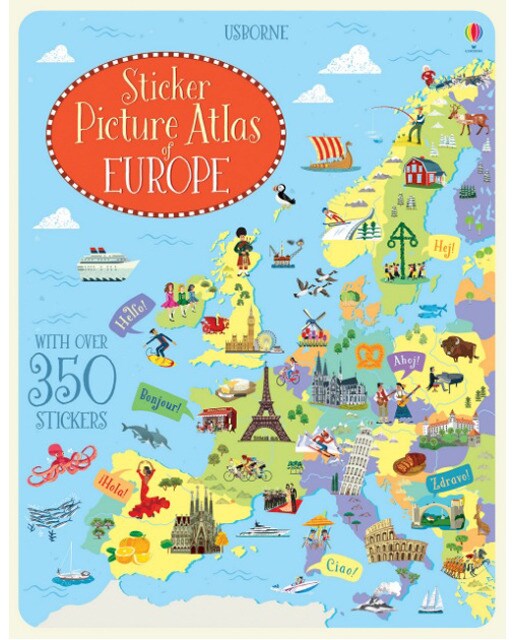 Sticker Picture Atlas Of Europe 1