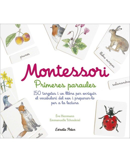 Imagem 0 de Montessori. Primeres paraules: 150 targetes i un llibre per enriquir el vocabulari del nen i preparar-lo per a la lectura(Tapa dura)