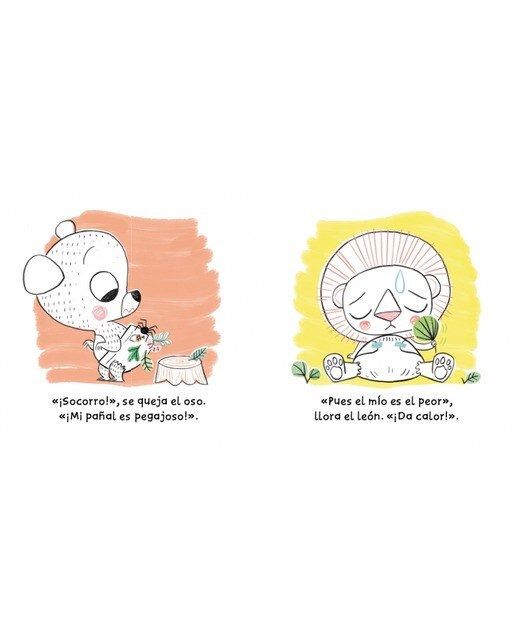 El libro dejapañales (Grandes pasitos): Cada animal con su orinal (Capa dura) 4