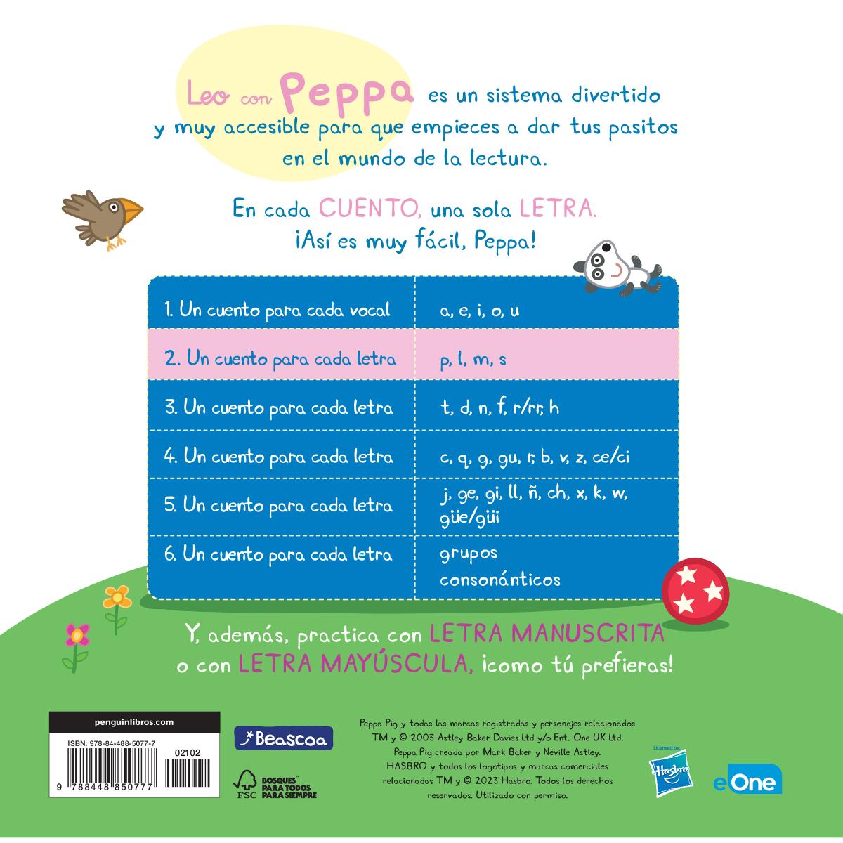 Un cuento para cada letra: p, m, l, s (Leo con Peppa Pig 2) (Capa mole) 2