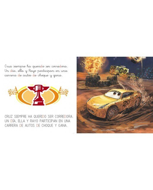 Cars 3. Leo con Disney (Nivel 1). Un cuento para cada letra: t, d, n, f (Disney. Lectoescritura) (Capa mole) 4