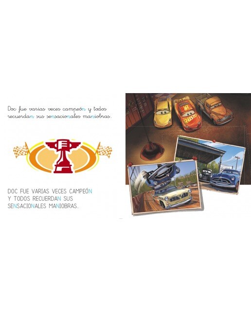 Cars 3. Leo con Disney (Nivel 1). Un cuento para cada letra: t, d, n, f (Disney. Lectoescritura) (Capa mole) 5