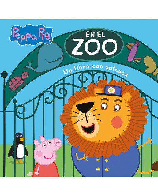 Peppa Pig. Libro de cartón con solapas - En el zoo: Libro con solapas 1