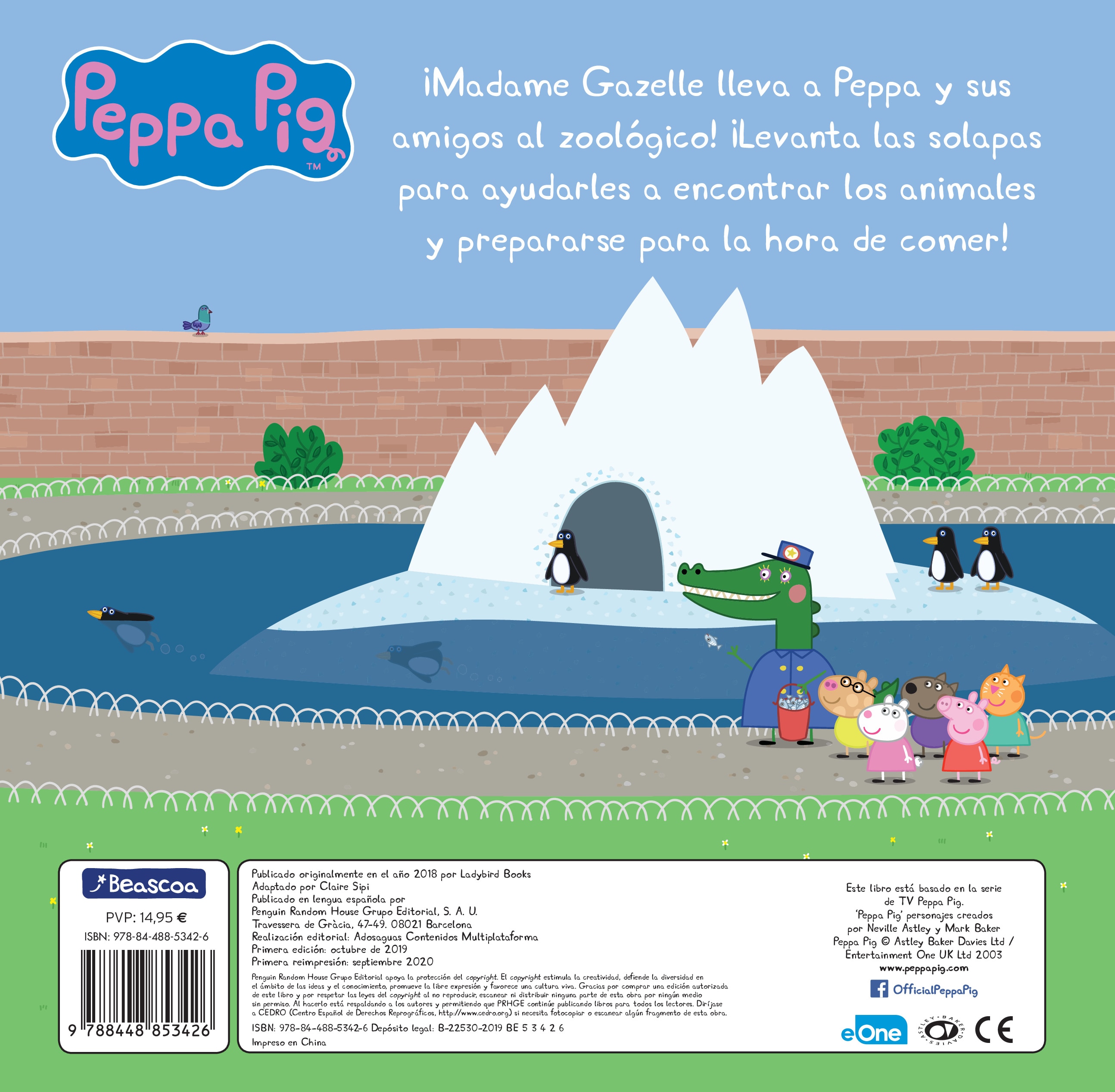 Peppa Pig. Libro de cartón con solapas - En el zoo: Libro con solapas 2