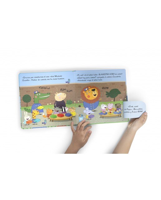 Peppa Pig. Libro de cartón con solapas - En el zoo: Libro con solapas 3