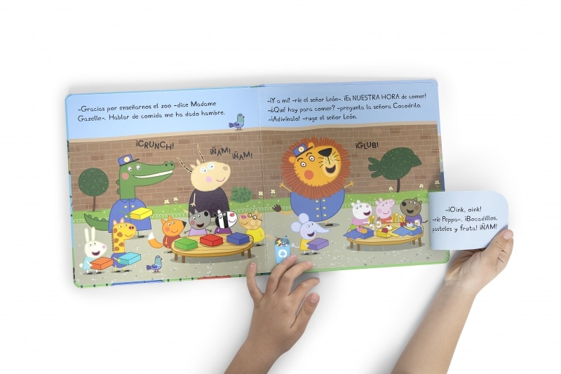 Peppa Pig. Libro de cartón con solapas - En el zoo: Libro con solapas 6