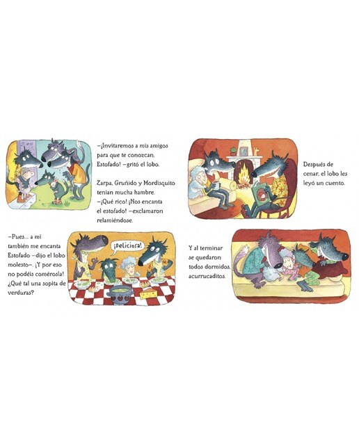 Los lobos que vinieron a cenar (La ovejita que vino a cenar. Libro de cartón) 6