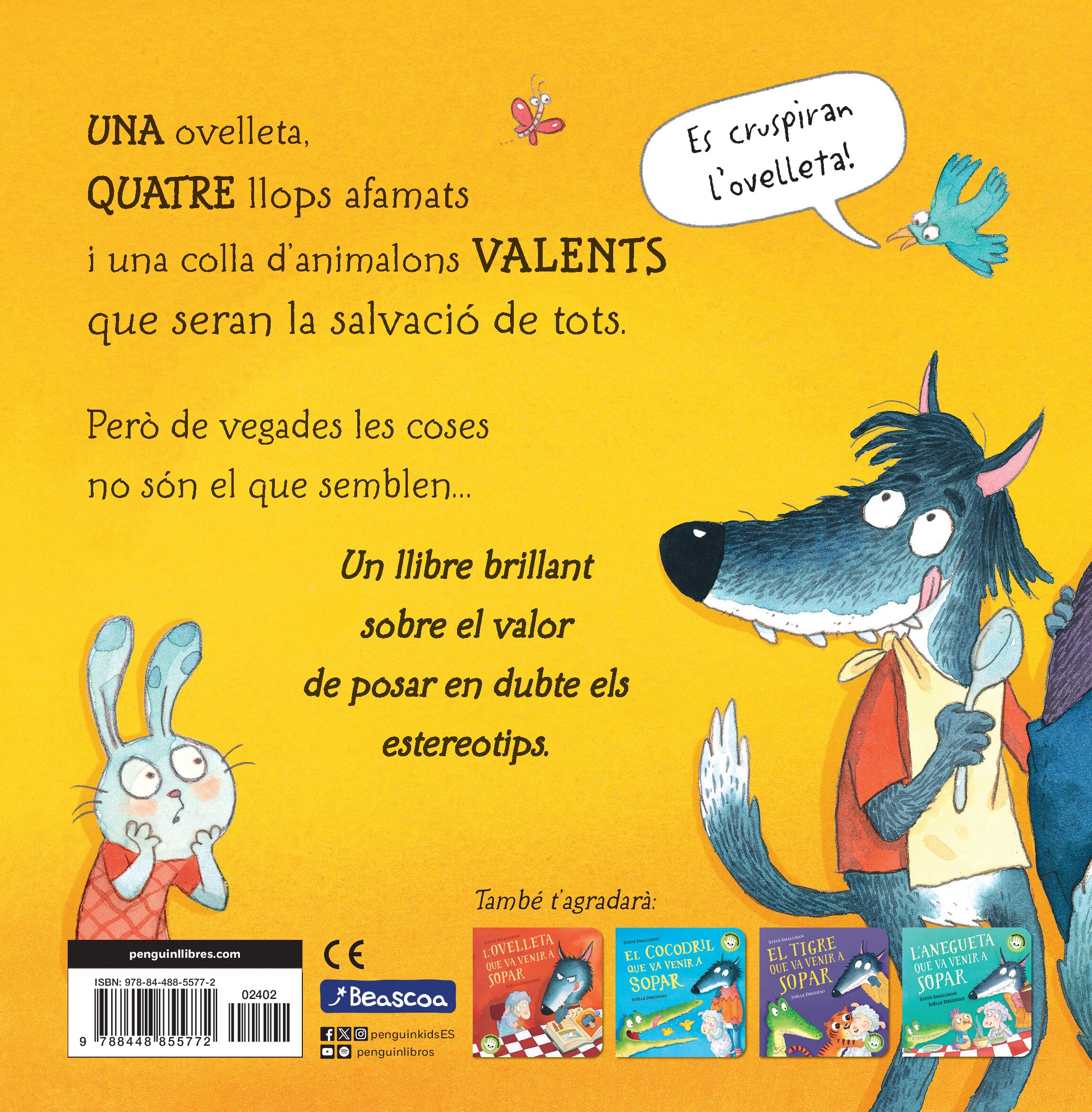 Els llops que van venir a sopar (L'ovelleta que va venir a sopar. Llibre de cartró) 2