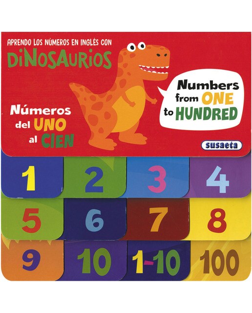 Aprendo los números en inglés con dinosaurios 1