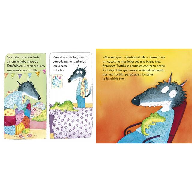 El cocodrilo que vino a cenar (La ovejita que vino a cenar. Libro de cartón) 2