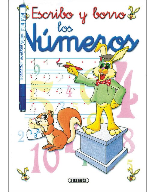 Escribo y borro los números(Tapa blanda) 1