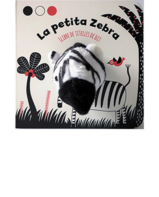 La petita Zebra: Llibre de titelles de dit 1
