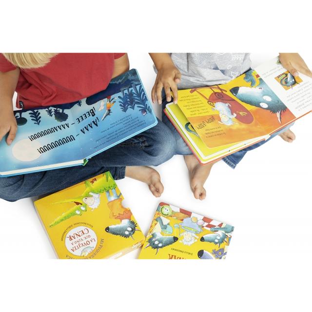 Mi pequeña biblioteca (La ovejita que vino a cenar. Libro juguete): pack con: La ovejita que vino a cenar | Los lobos que vinieron a cenar | El coco 2